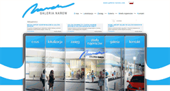 Desktop Screenshot of galeria-narew.com